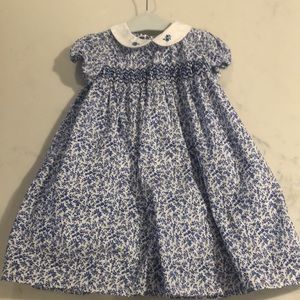 Smocked floral dress from designer Jojo Maman Bebe